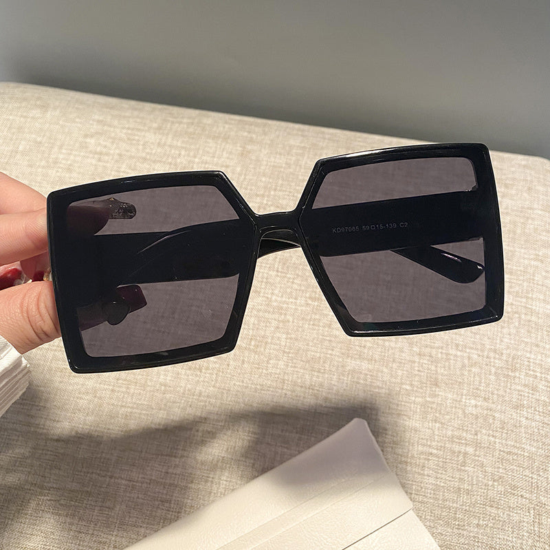 Oversized Square Sunglasses Gradient Glasses Driving UV400