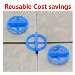 100pcs Reusable Ceramic Tile Leveler Clamp Type Leveling System
