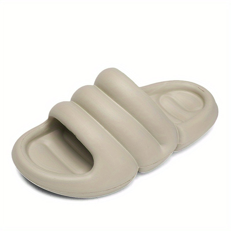 Men's Soft Sole Cloud Slides Non Slip Platform Slides