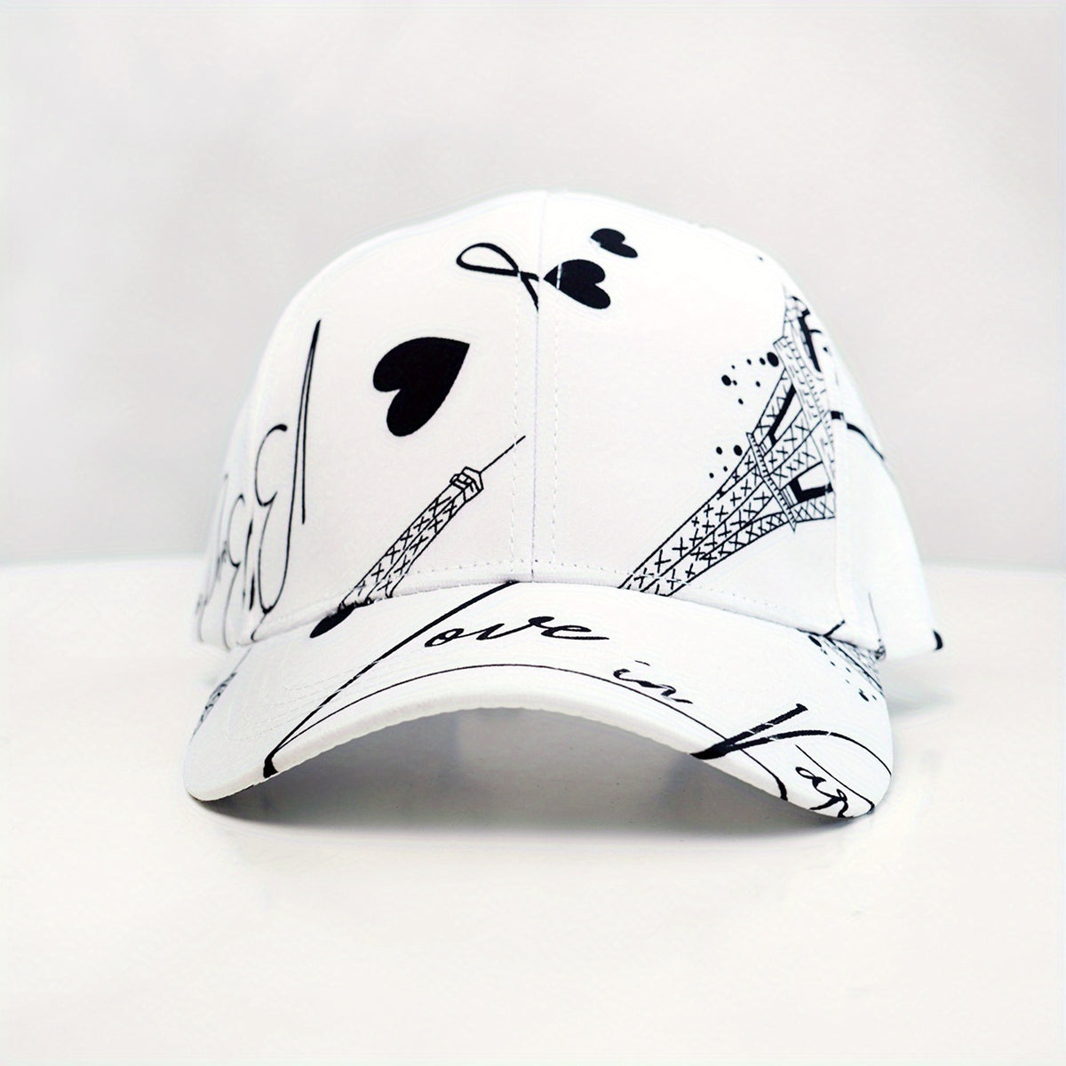 Eiffel Tower Baseball Cap Unisex Sun Hat Lightweight Golf Dad Hat