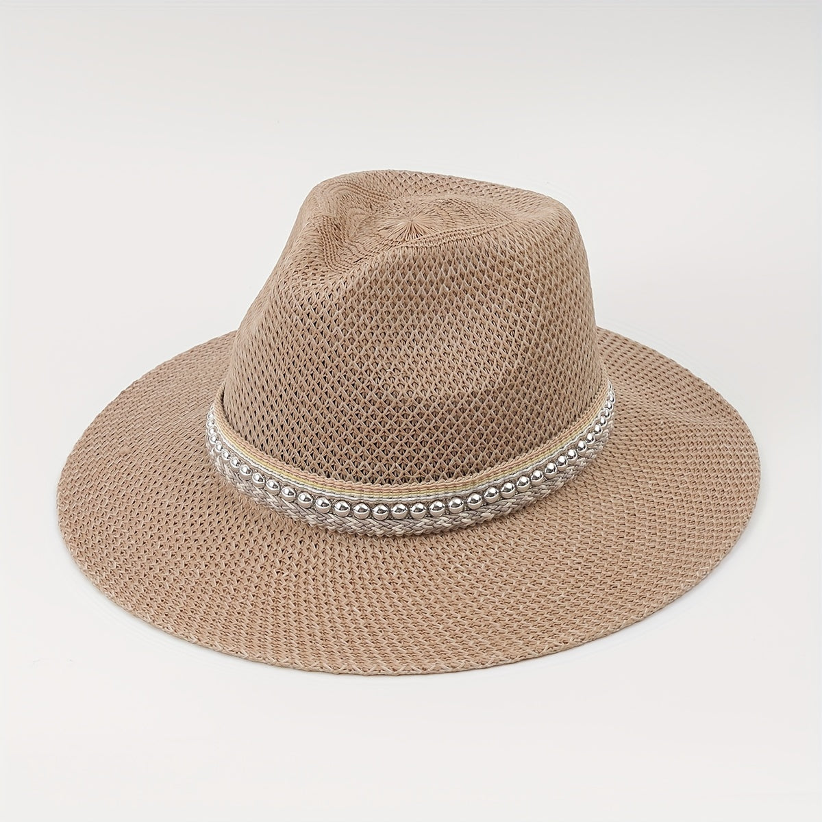 Men's Straw Sun Hat Large Brim Sunscreen Fishing Travel Beach Hat