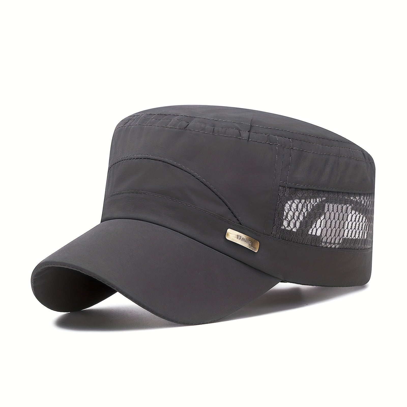 Flat Top Baseball Dad Sun Cap Adjustable Outdoor Sports Cap