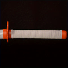 Anime Samurai Sword Weapon Prop Orange Halloween Cosplay Costume Party Play Deco