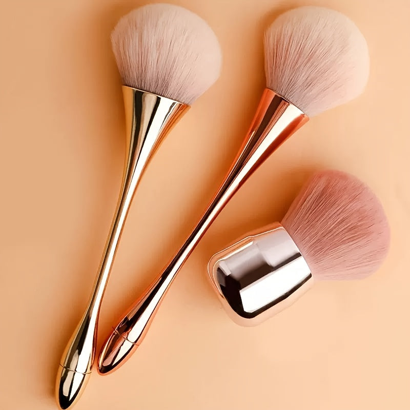 Large Mineral Powder Brush with Crystal Rhinestones
