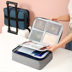 Portable Document Storage Bag Business Card Holder