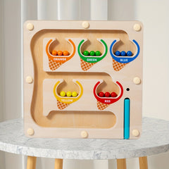 Magnetic Digital Bead Maze Toy - Logical Thinking & Cognitive Training