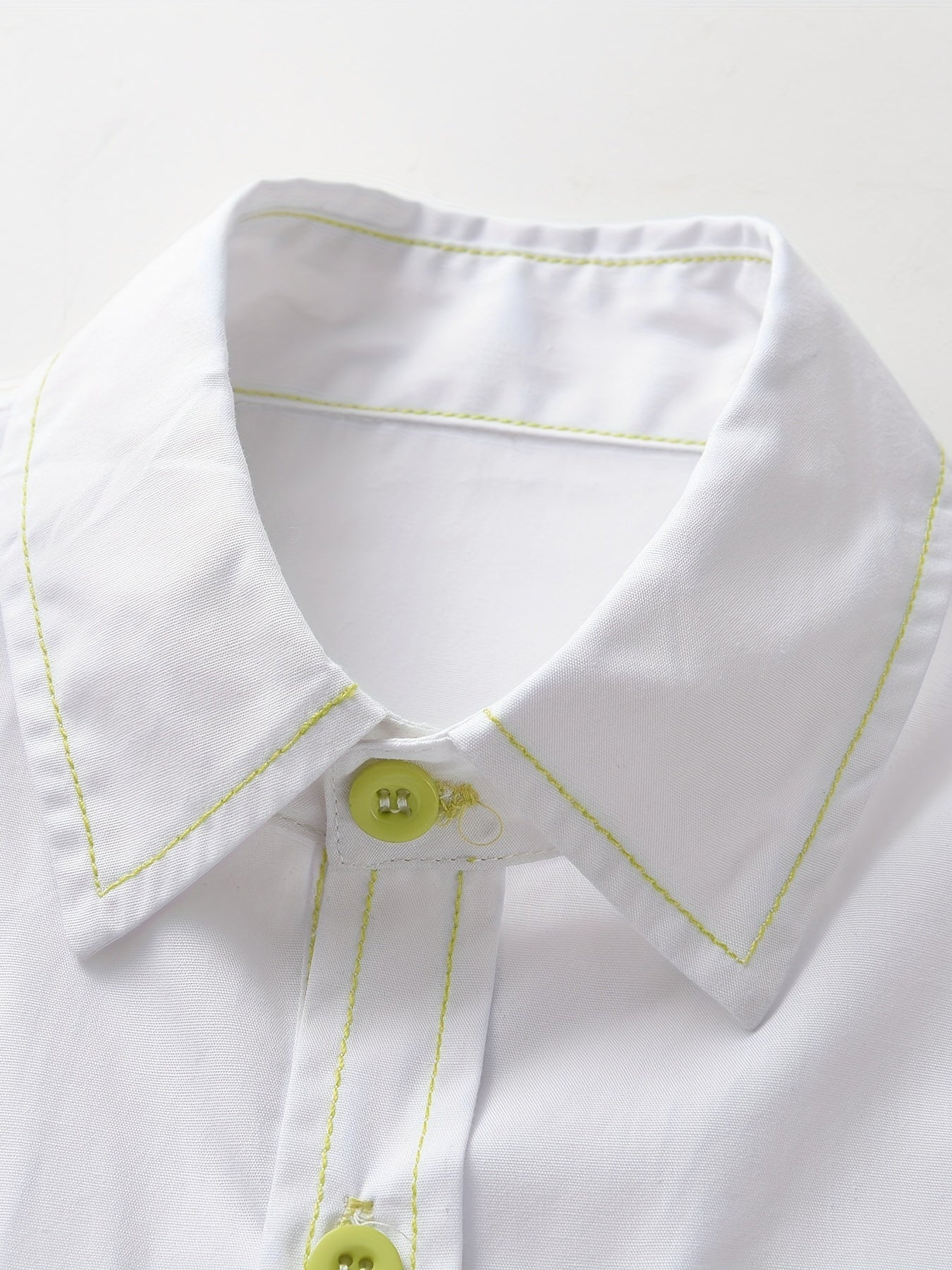 Boys Casual Short Sleeve Lapel Shirt for Summer