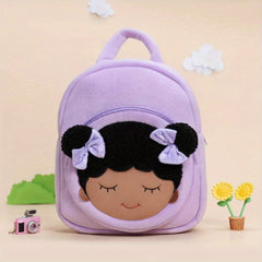 Soft Plush Backpack for Kids - Deep Skin Tone - Age 1-3
