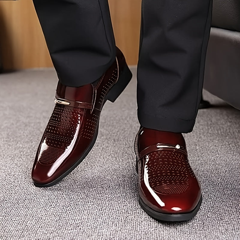Men's Hollow Out Formal Dress Shoes Business Meetings Party Gift