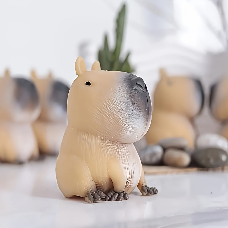 Soft Capybara Rubber Toy Quick Stress Reliever for Adults – CRAZE