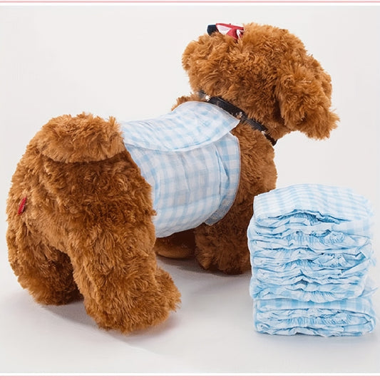 10 Pack Male Pet Diapers Dog Wraps Disposable No Tail