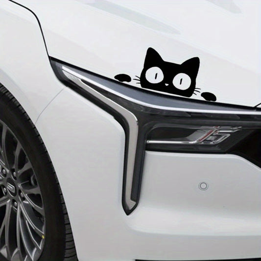 Lovely Cat Car Stickers for Motorcycle Car Rear View Mirror