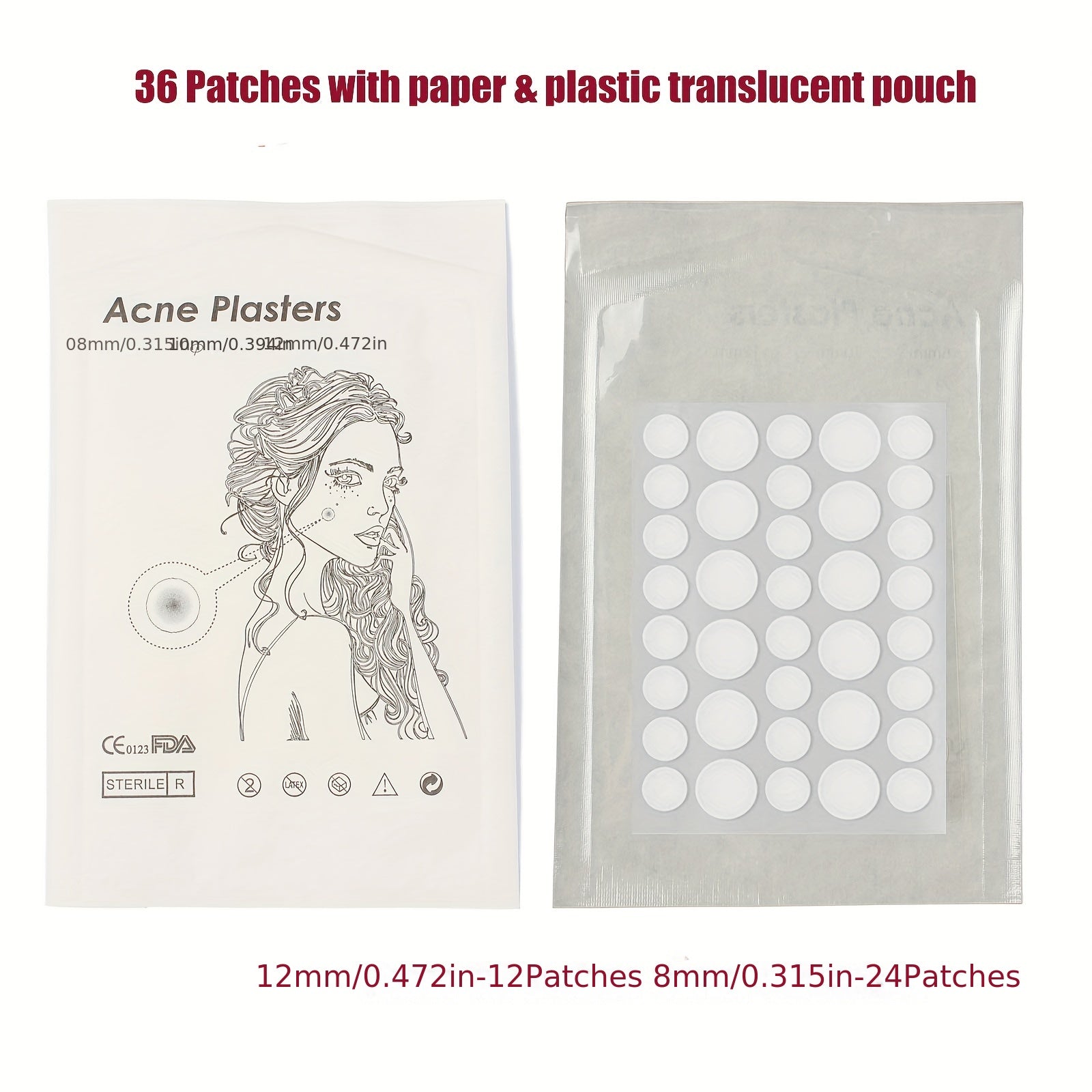 Invisible Blemish Patches Acne Dots Hydrocolloid Spot Patches