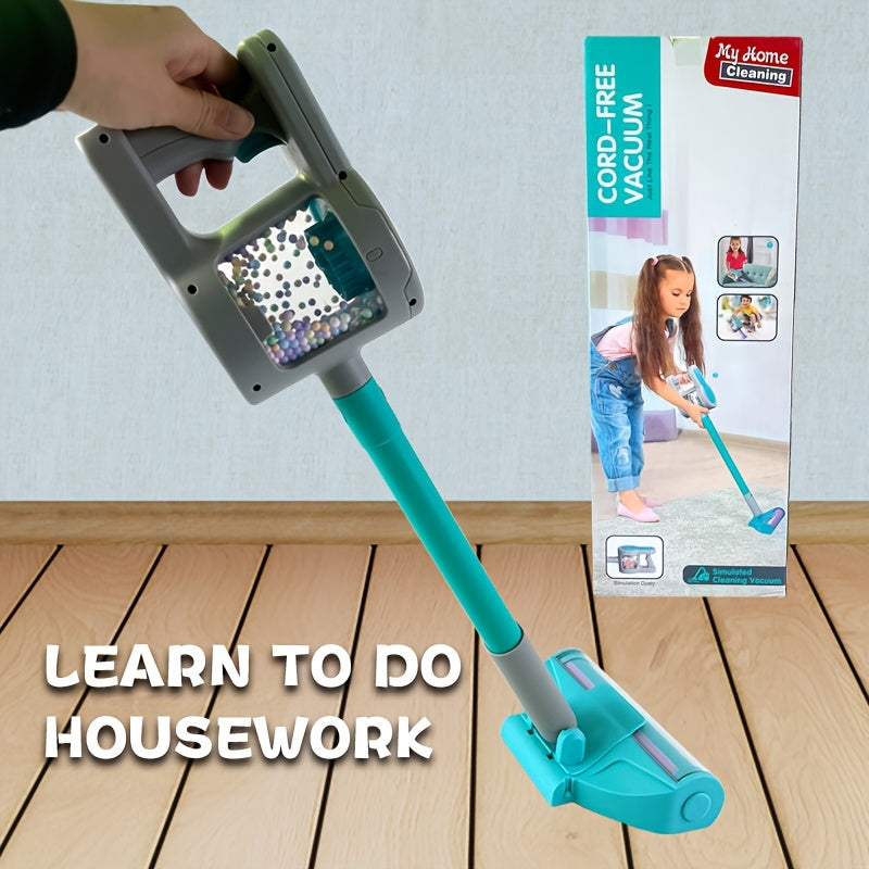 Kids' Handheld Vacuum Cleaner Toy w/ Lights & Sounds