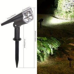 Solar Tree Spotlight Outdoor Landscape Lighting for Garden Villa