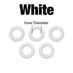 100 Multicolor Metal Eyelets Grommet Ring DIY Leathercraft Scrapbooking