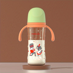 6 Month High Temp Resistant Milk Bottle - Anti Fall & Anti Flatulence