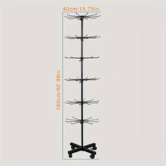 6 Layer Rotating Display Stand for Jewelry Socks Toothbrush