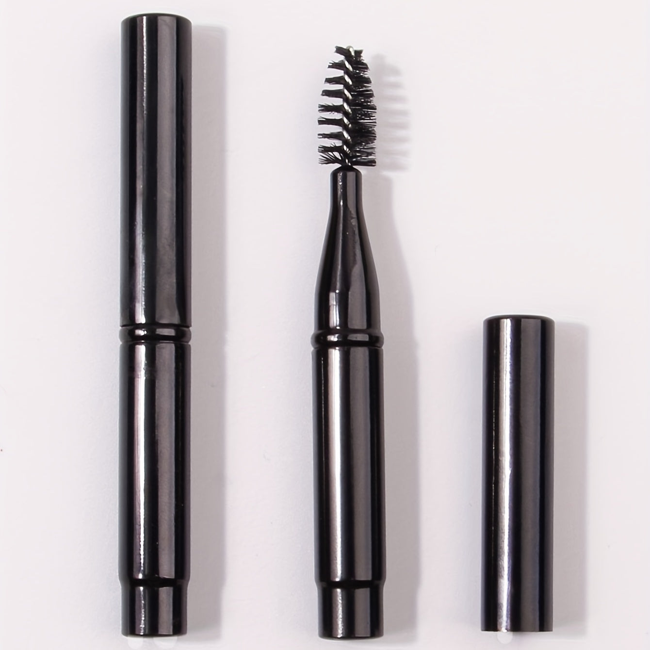 Mini Eyebrow Brush Eyelash Comb Mascara Wand Applicator Eye Brushes with Cap
