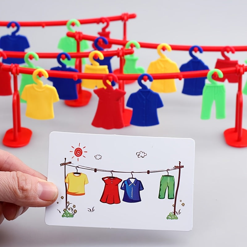 Colorful Clothes Matching Puzzle Game with Laundry Sorter