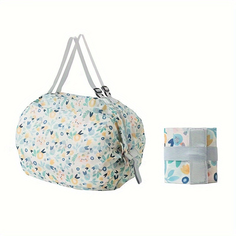 Portable Folding Storage Bag Large Capacity Shopping Duffel Lightweight Handbag