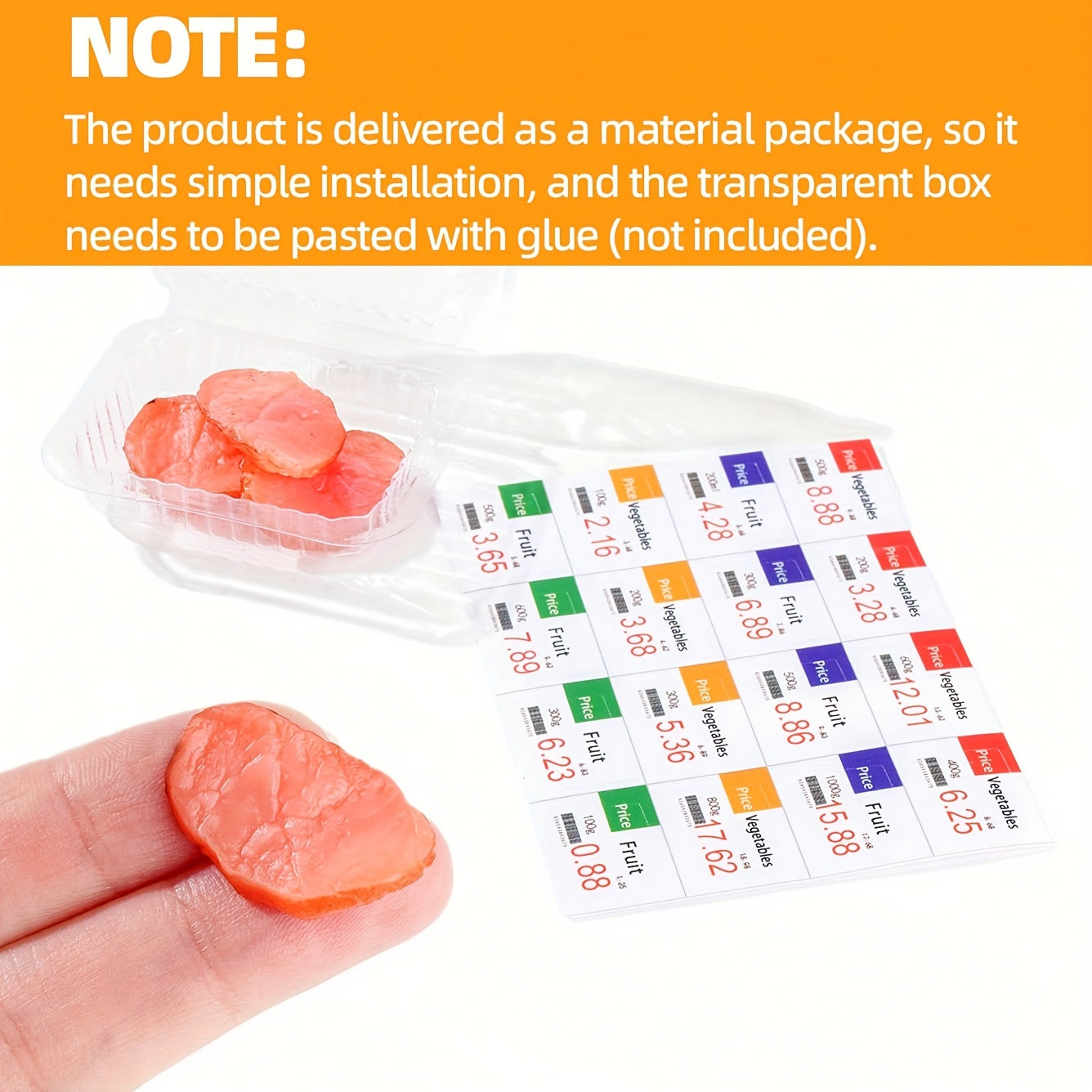 Doll House Mini Meat Rolls Simulation Set