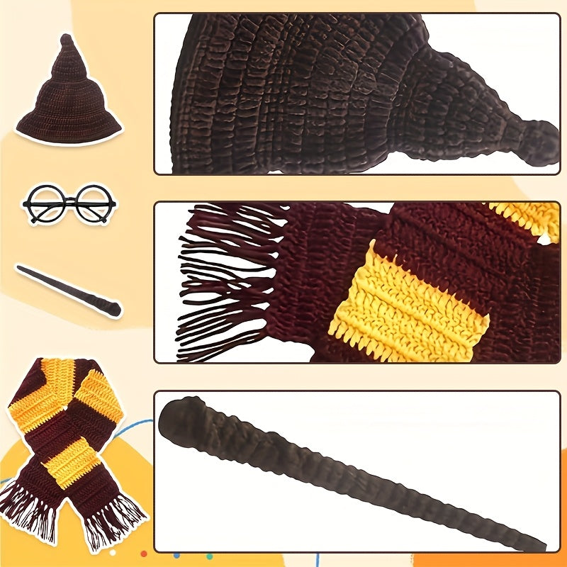 Wizard Photography Props Acrylic Fiber Set for Boys and Girls Birthday
