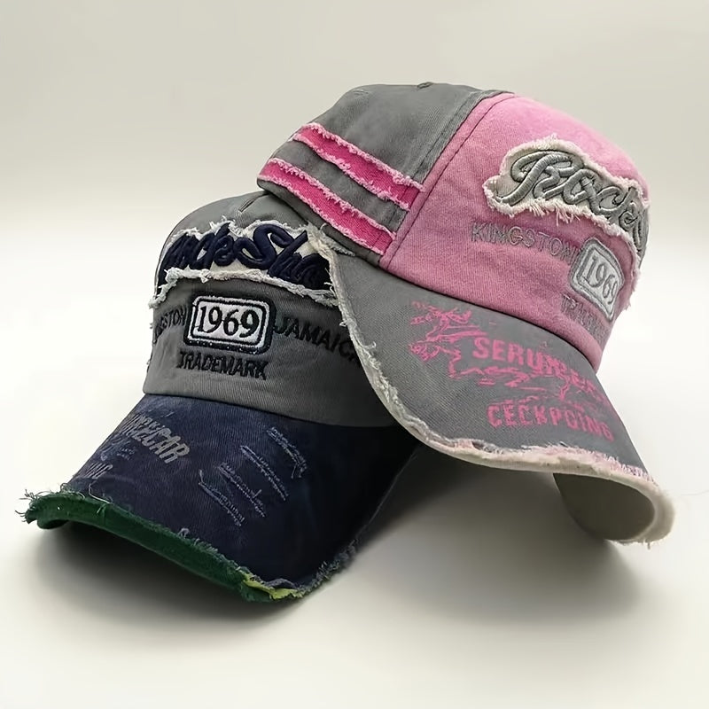 Men's High Letters Embroidered Baseball Cap Snapback Hip hop Cap