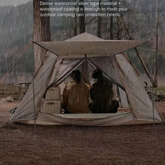 Portable 4-Sided Folding Tent Auto Rainproof Sunscreen