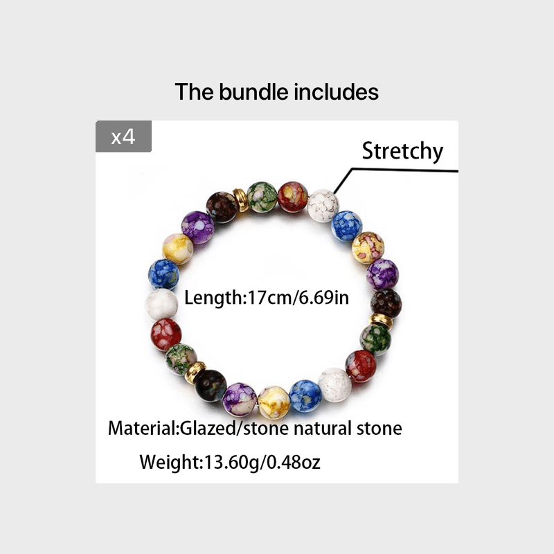 Seven Colors Energy Bracelet Agate Natural Chain