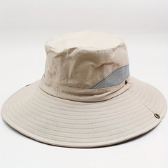 Men's Summer Mountaineering Fishing Sun Protection Bucket Hat