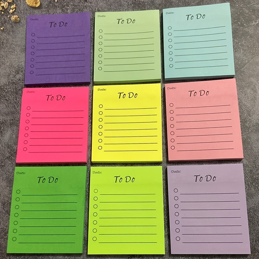 50 Sheets To Do List Sticky Notes Self Adhesive Memo Pads Easy Posting