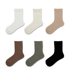 6 Pairs Cozy Crew Socks Women's Stockings