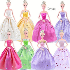8inch Doll Half Wrapped Skirt Dress Princess Clothing Accessories