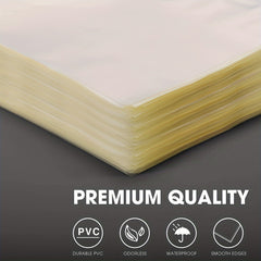 100pcs Shrink Packaging Bag Transparent PVC Heat Shrink Packaging Hair Dryer