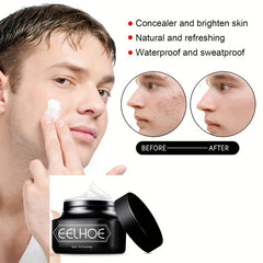 Men's Natural Nude Face Cream Concealer Acne Marks Moisturizing Lazy Beauty