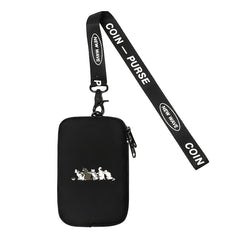 Japanese Cat Pattern Chest Bag Casual Men's Small Phone Bag