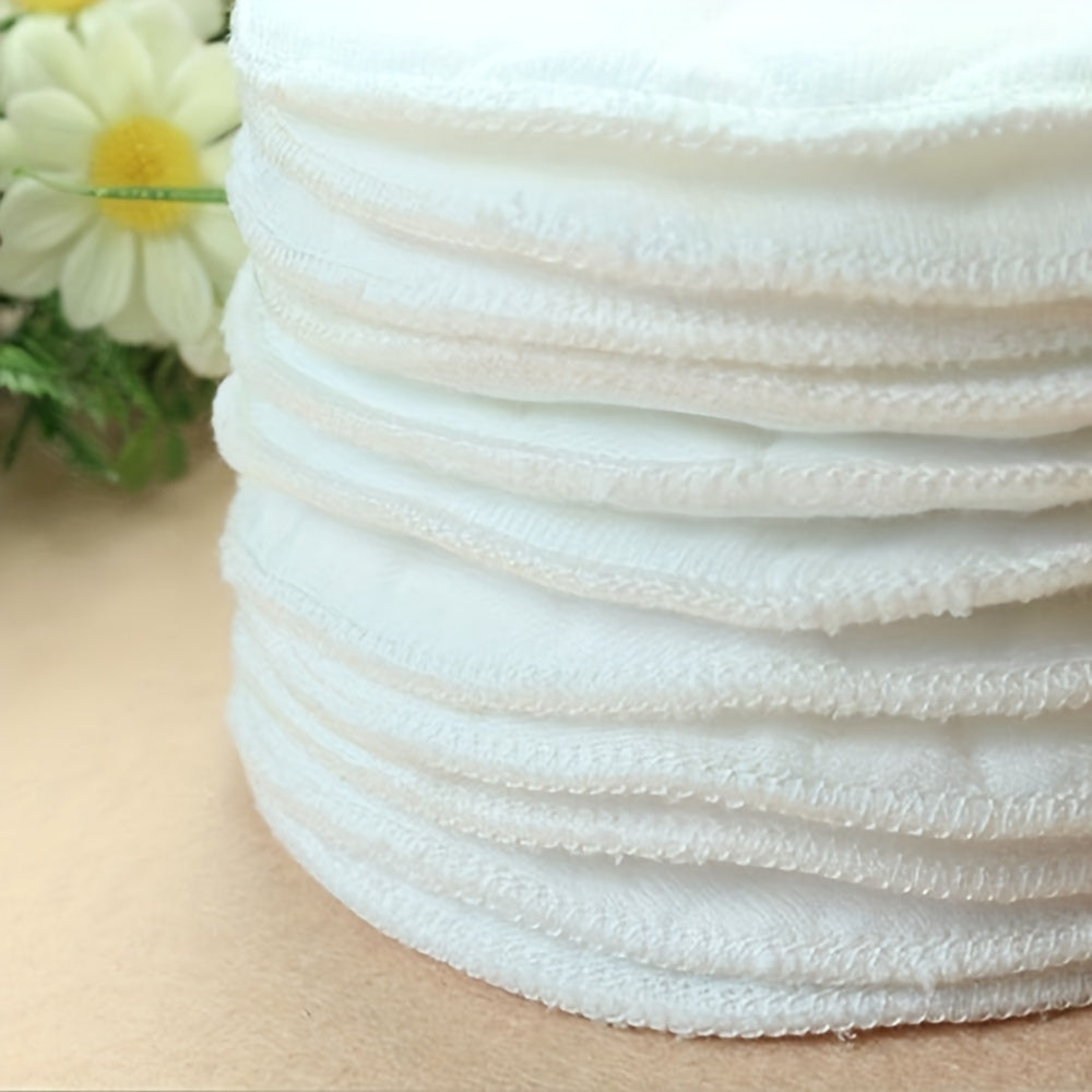 12pcs Washable Nursing Breast Pads Soft Absorbent Baby Breastfeeding Pads
