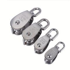 Durable Pulley Roller w/ Swivel Hooks for Smooth Lifting - M15/M25/M32/M20 Opt