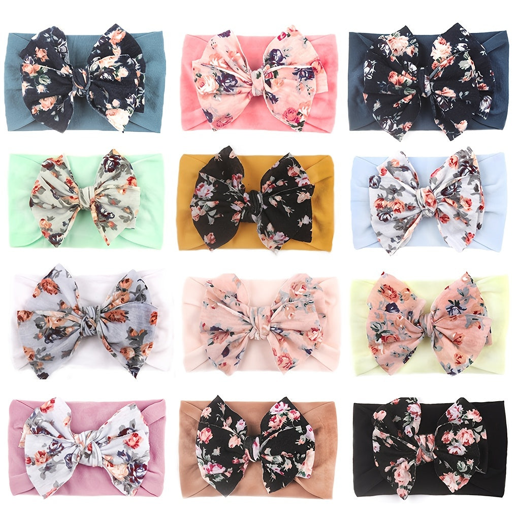 European American Baby Hairband Bow Nylon Hairband