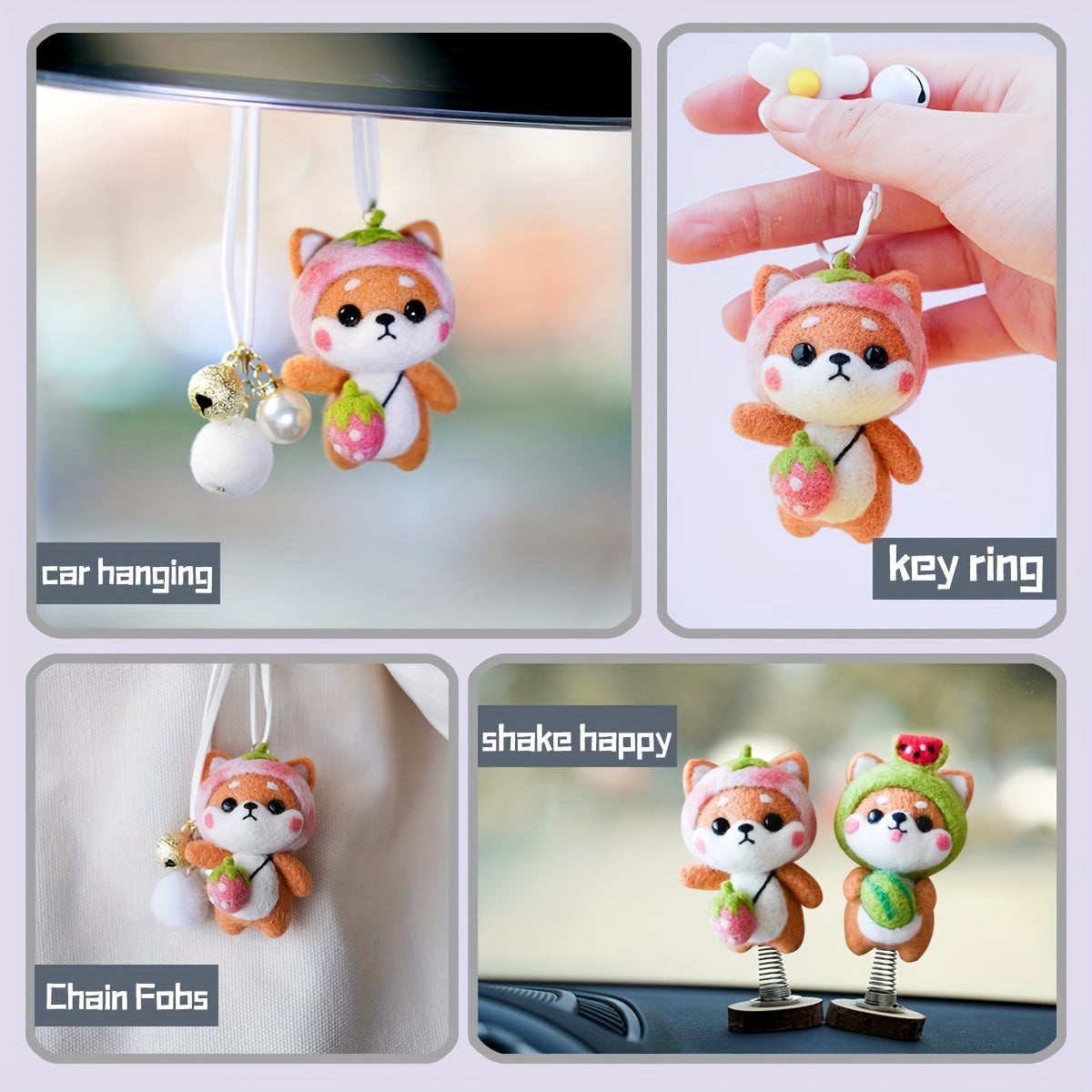 DIY Wool Needle Felting Kit Corgi Animal Dog Craft