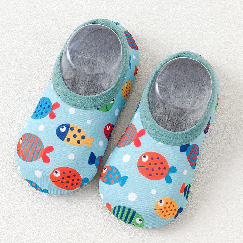 Non-slip Cartoon Animal Print Floor Socks for Toddlers