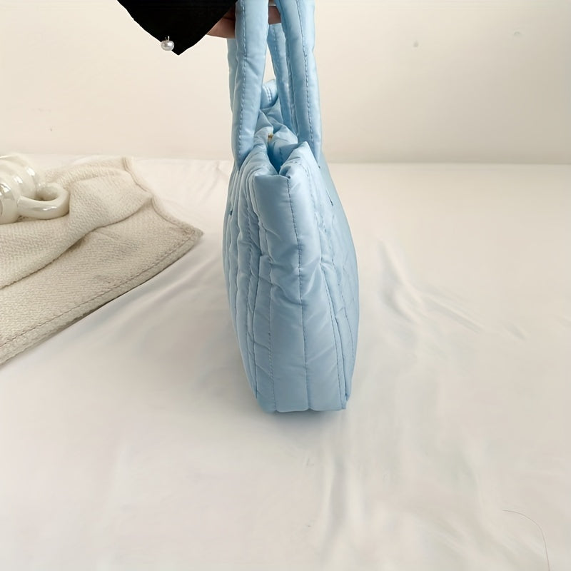Minimalist Solid Handbag All Match Storage Bag Women's Bag
