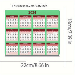 Calendar Small Size Mouse Pad Anti Slip Gamer Desktop Mouse Pad
