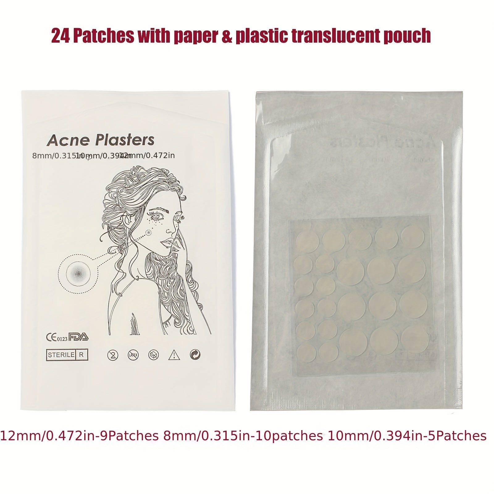 Invisible Blemish Patches Acne Dots Hydrocolloid Spot Patches