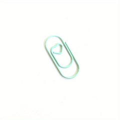 30pcs Macaron Mini Love Paper Clips Colorful Bookmark Clips
