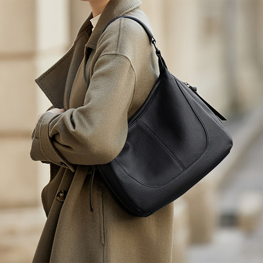 Stylish Cowhide Handbag for Parties and Daily Use