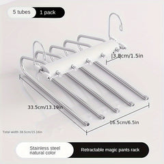 1pc Retractable Pants Rack Multifunctional Layer Pants Hanger