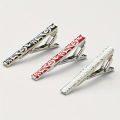 Copper Tie Clip Glossy Business Tie Jewelry For Men
