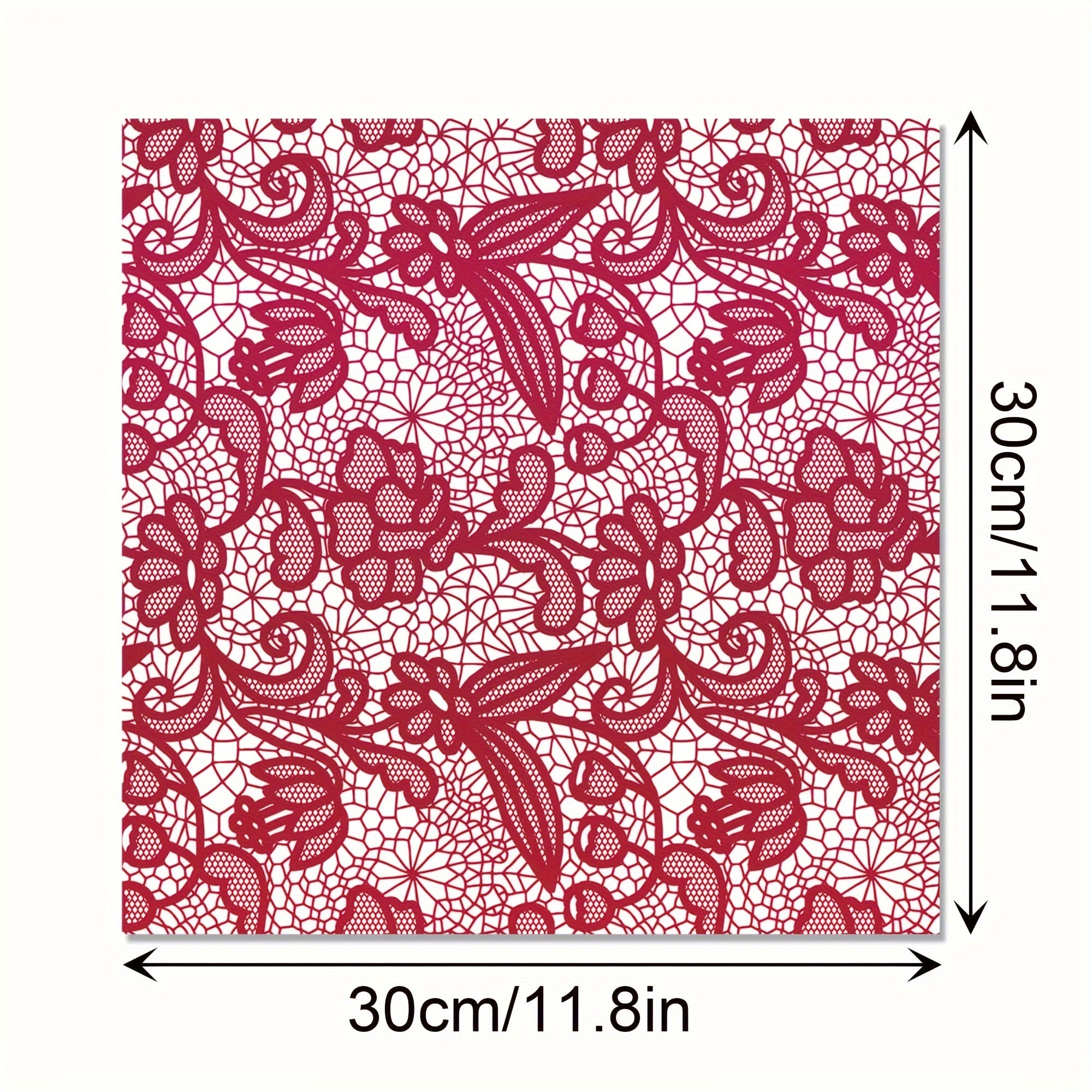 24sheets Christmas Scrapbook Paper Watercolor Poinsettia Pattern Paper